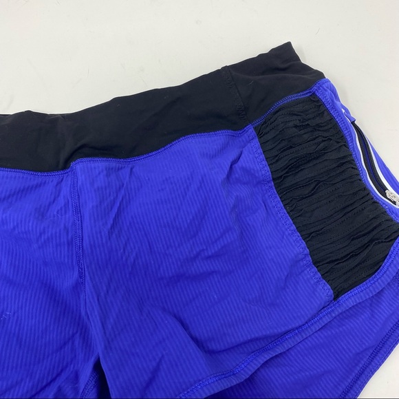 Lululemon Blue Studio Shorts 8 - Picture 2 of 8